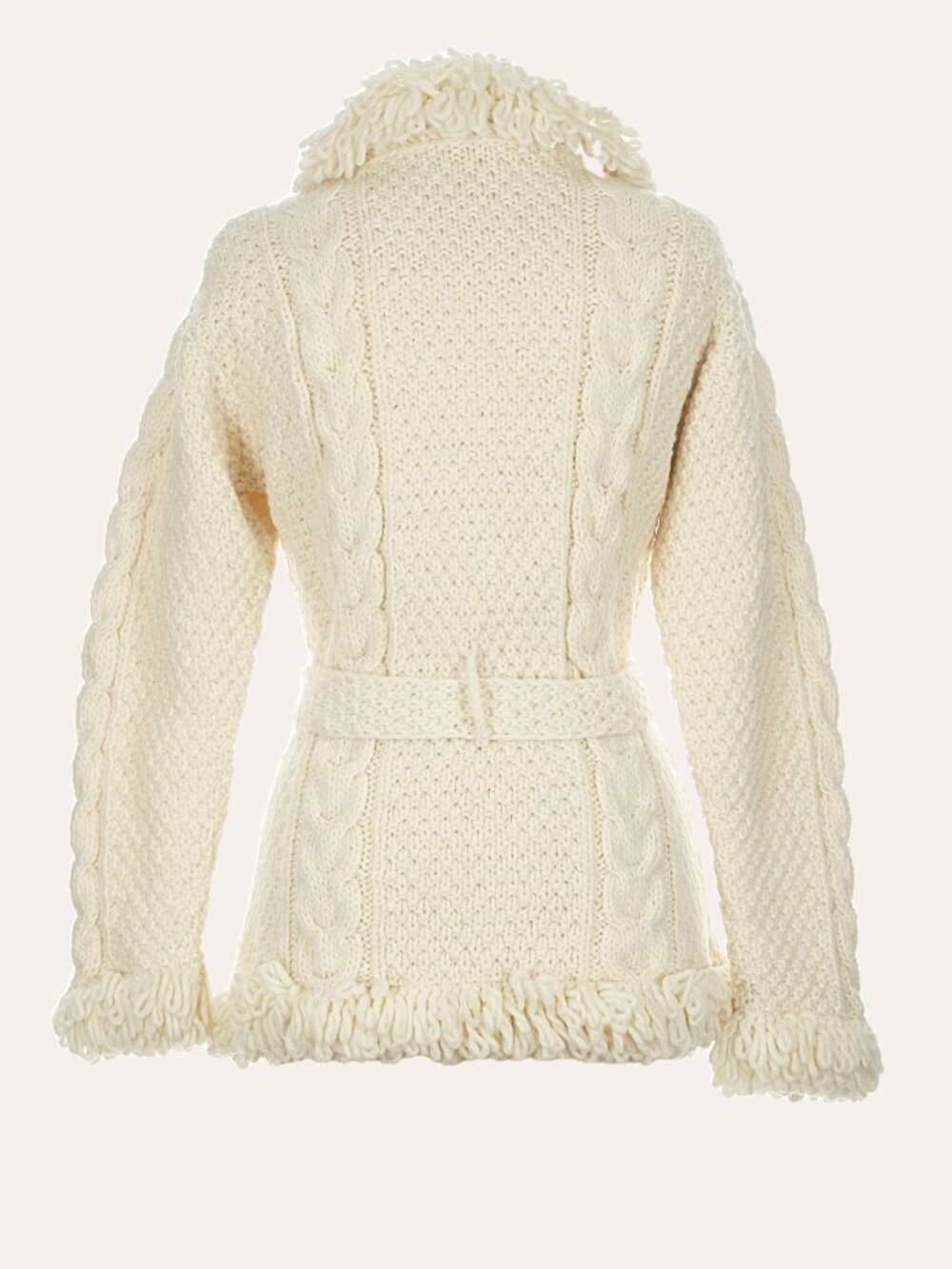 Womens Vintage NorskWear Ivory Zip Sweater Size Medium - Picture 2 of 2